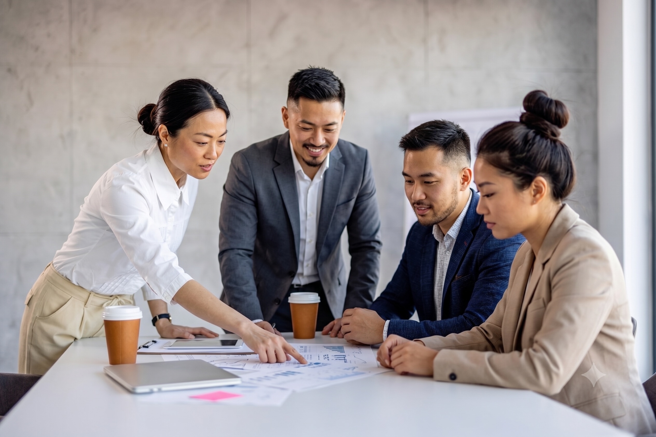 Reviewers discussing an application case